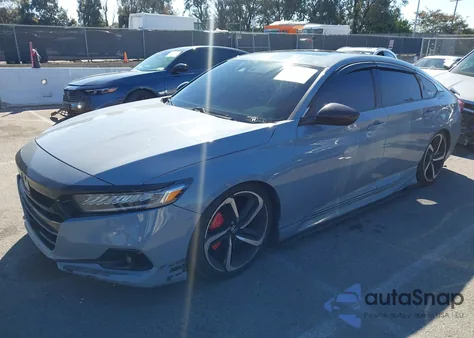 2021 Honda Accord Sport 2.0T from USA, damaged, VIN 1HGCV2F30MA022965